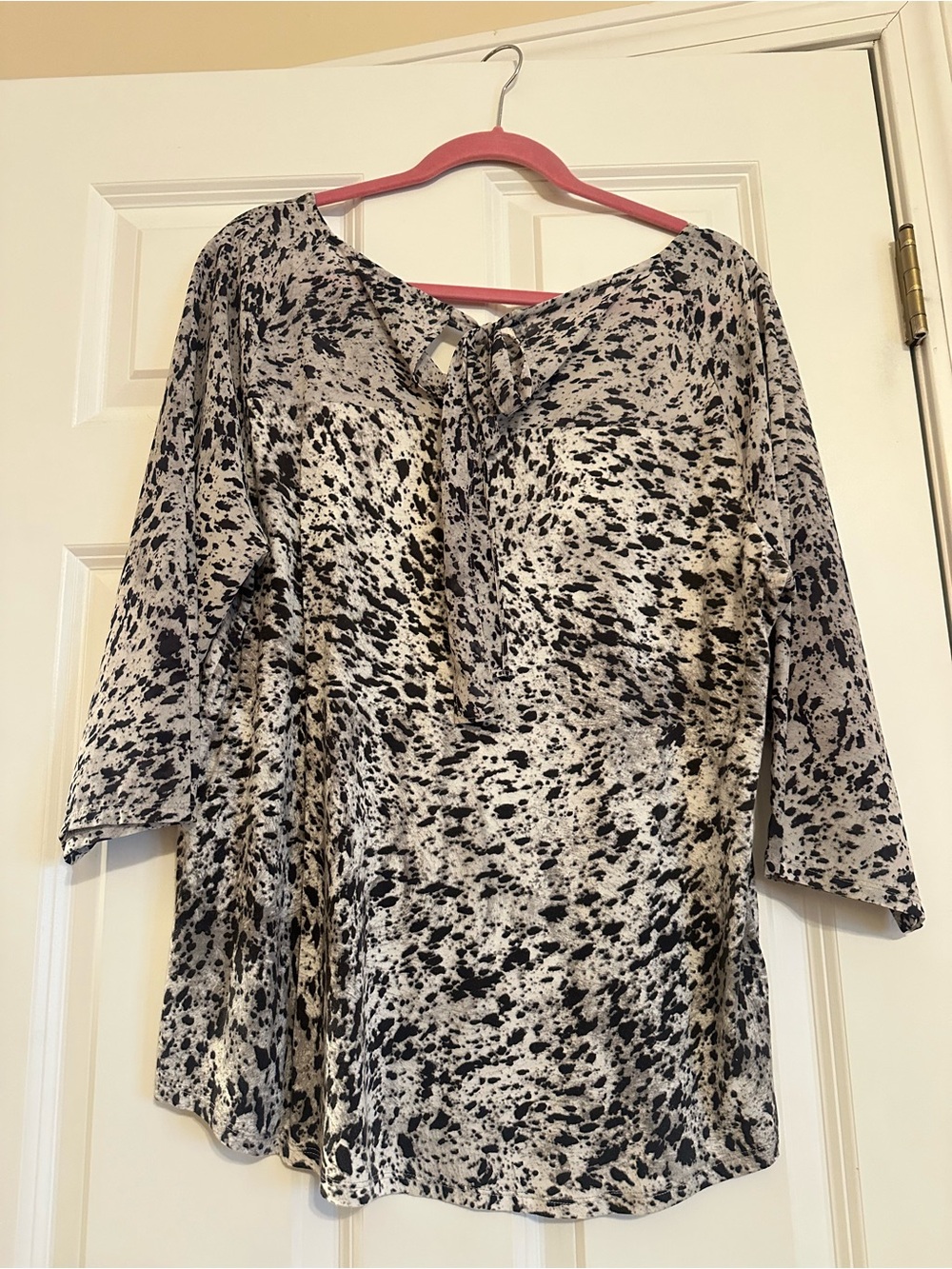 Animal print top